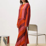 Khan Skirt - Red Stripe