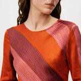 Labelle Dress - Red Stripe