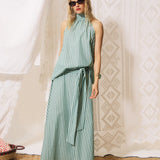 Carmine Skirt - Green Shore