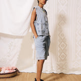 Lillo Waistcoat - Denim Blue