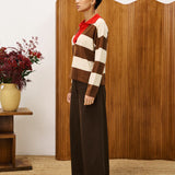 Colchique Jumper - Cream/Brown