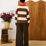 Colchique Jumper - Cream/Brown