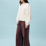 Anaphe Knit Vest - Cream