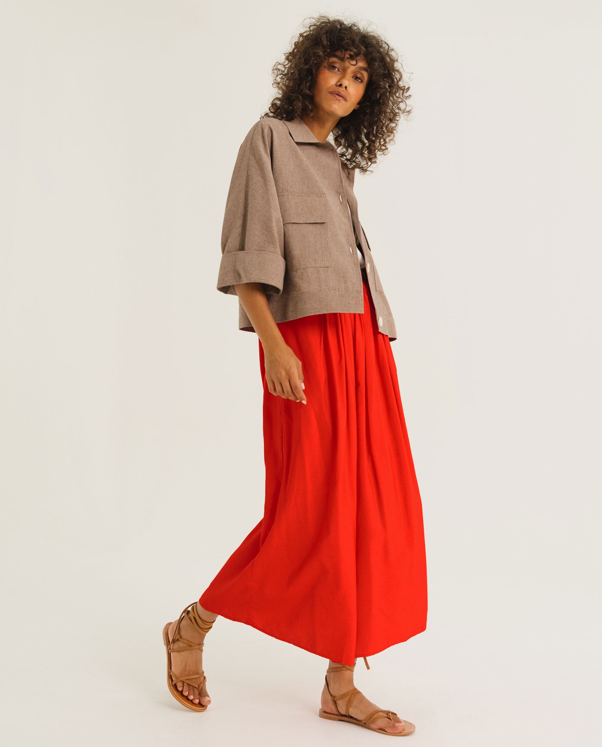 Christie Storie Skirt - Poppy
