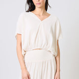 Cream Tea Whispers Top - Cream