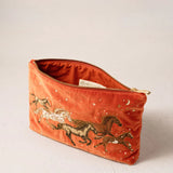 Celestial Wild Horses Everyday Pouch - Terracotta