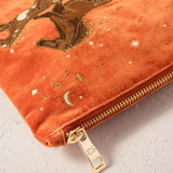 Celestial Wild Horses Everyday Pouch - Terracotta