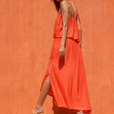 N261 Dress - Coral