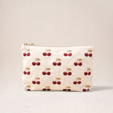 Cherries Everyday Pouch - Cream