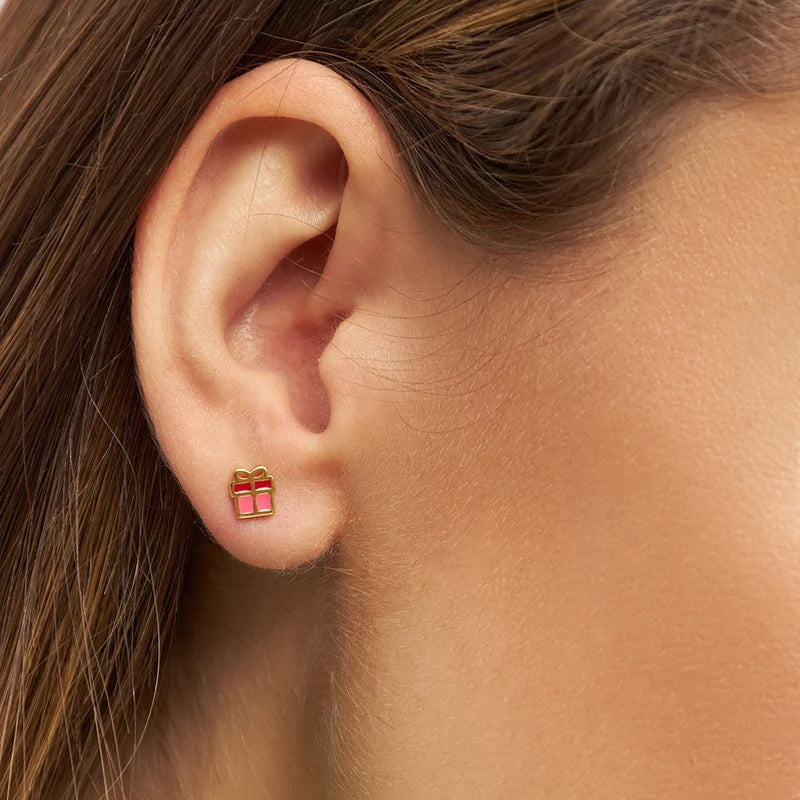 Christmas Gift 1PCS Earring - Gold