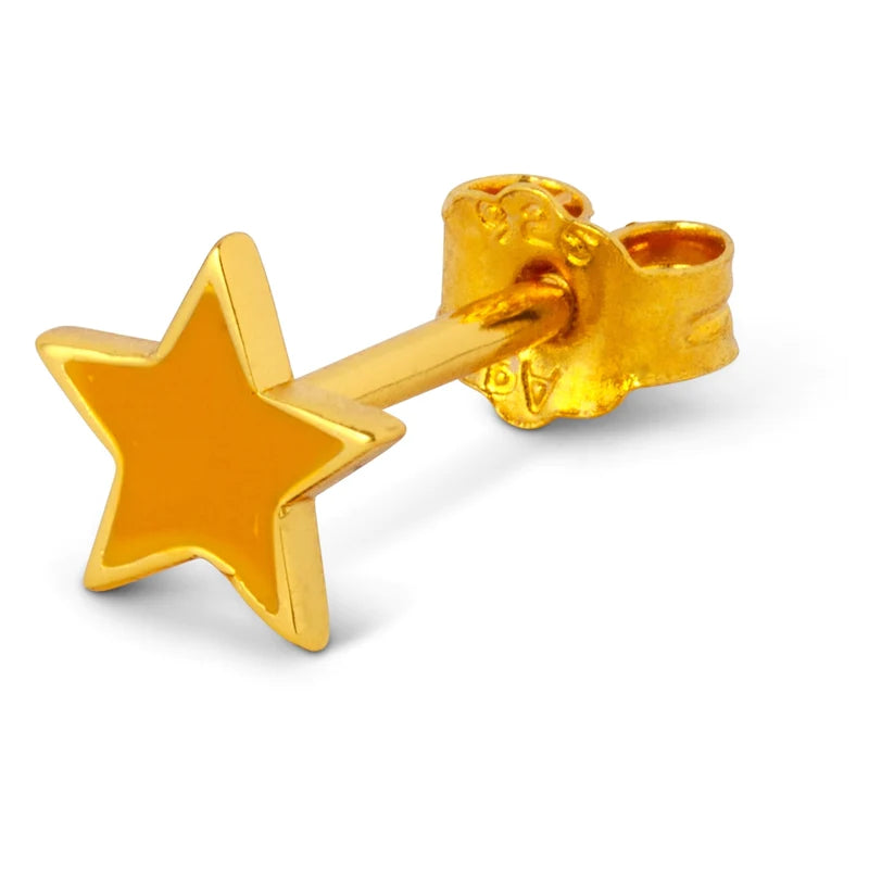 Lulu Copenhagen Color Star 1PCS Earring - Marigold