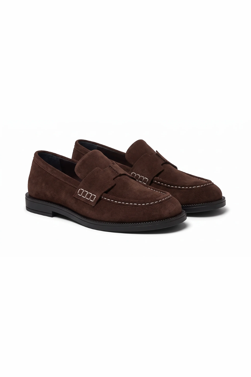 PALilja Loafers - Brown Suede