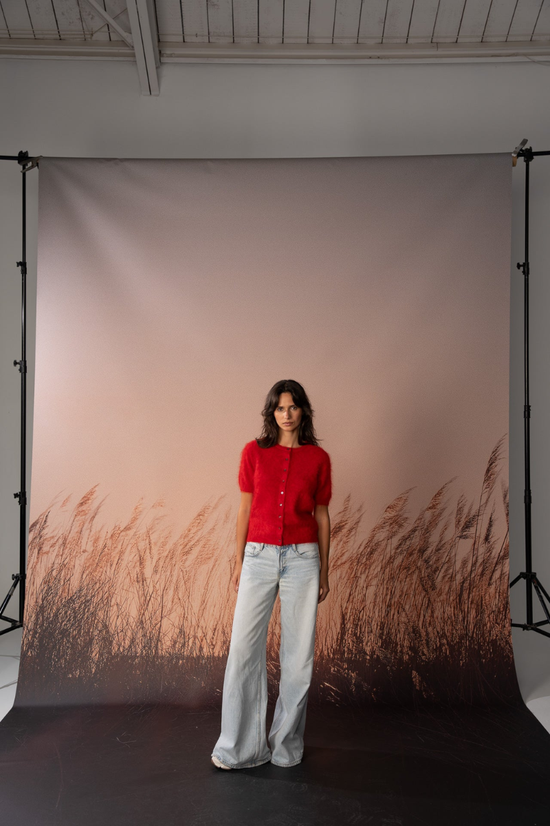 Brushed Chamonix Tee Cardigan - Spicy
