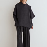 Pia 45 Poncho - Anthracite