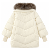 DLB 394F Puffer Jacket - White