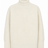 LR Perle 3 Turtleneck Jumper - Star White