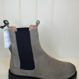 Katelyn Suede Wool Boots - Khaki