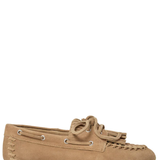 Magda Suede Loafer - Taupe
