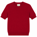Distressed T-shirt - Dull Red