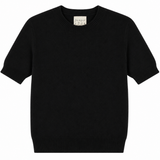 Distressed T-shirt - Black