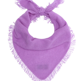 Distressed Triangle Scarf - Misty Purple