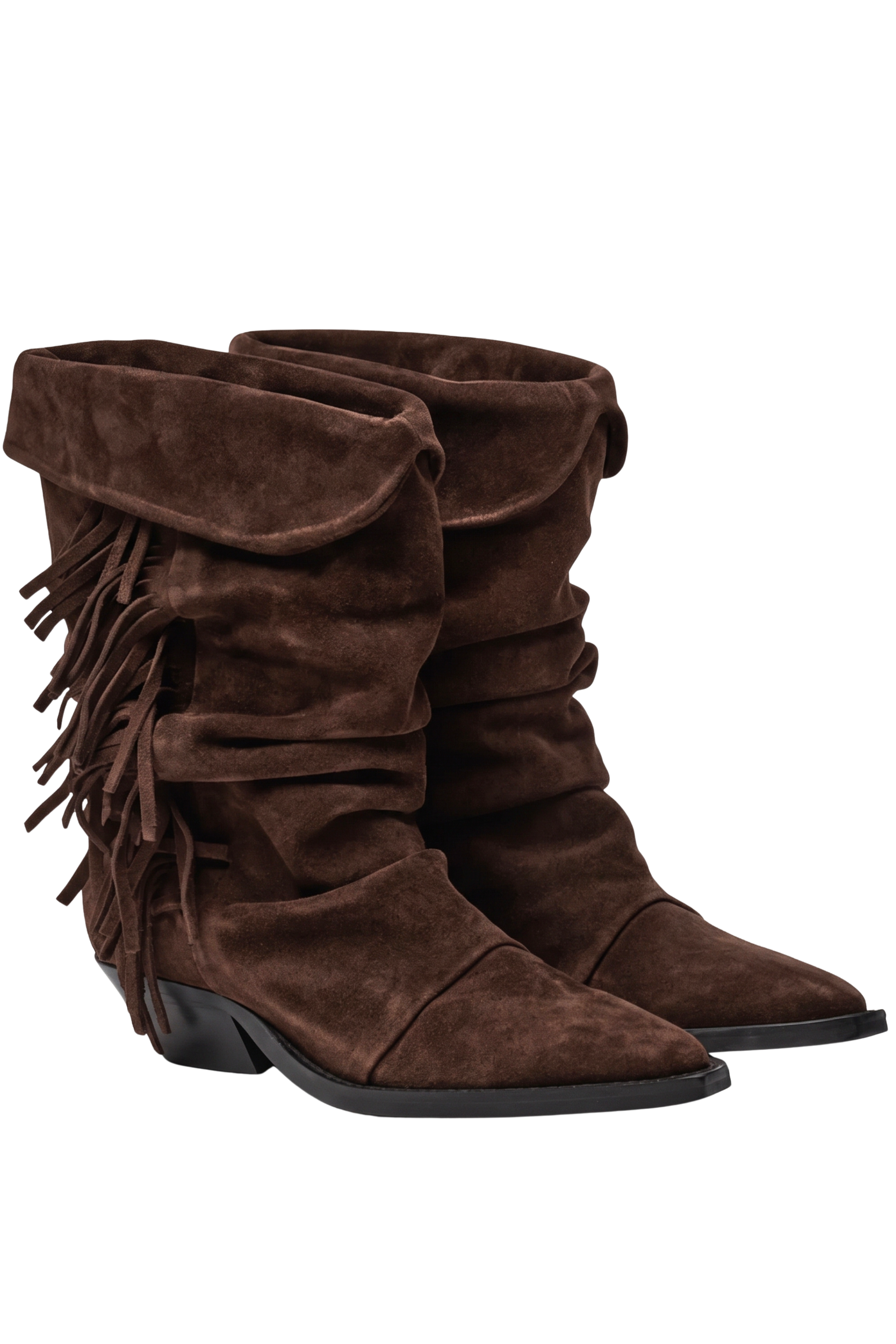 PAGale Boots - Brown Suede