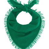 Distressed Triangle Scarf - Olive Green