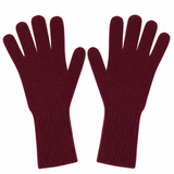 Cashmere Gloves - Cherry Lacquer