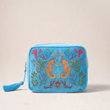Coral Seahorse Wash Bag - Mediterranean Blue