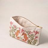 Coral Seahorse Everyday Pouch - Sea Salt