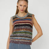 Cooper Knit Vest - Dark Multi
