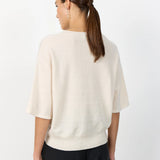LR Ismaila 23 Knitted Top - Turtledove Cream
