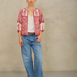 Della Jacket - Red/Navy