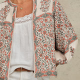 Della Jacket - Rust/Khaki