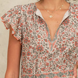 Della Maxi Dress - Rust/Khaki