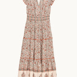 Della Maxi Dress - Rust/Khaki