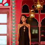 Maelys Short Dress - Black