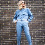 Alicia Trousers - Denim Blue
