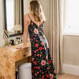 Persephone Slip Nightie - Black