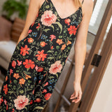 Persephone Slip Nightie - Black
