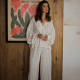 Liam Trousers - Gold Waves