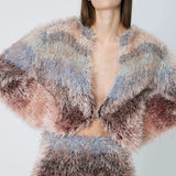 Fuzzy Cardigan - Twilight