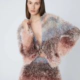 Fuzzy Cardigan - Twilight