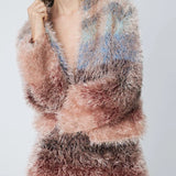 Fuzzy Cardigan - Twilight