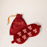 Dazzling Bows Eye Mask - Rouge