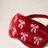 Dazzling Bows Eye Mask - Rouge