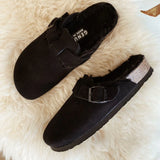 Riva Wool Clog - Black