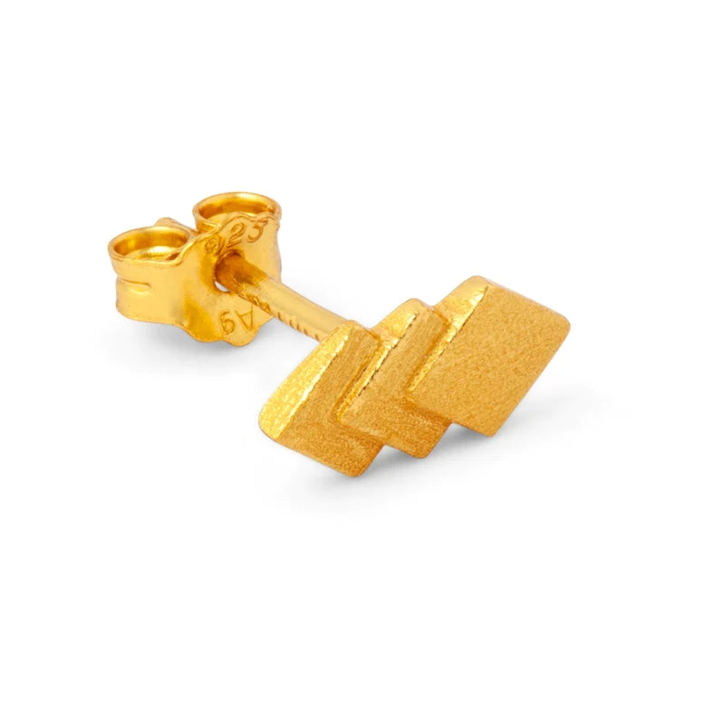 Lulu Copenhagen 3 Domino 1 PCS Earring - Gold