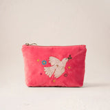 Doves Of Peace Mini Pouch - Spiced Coral