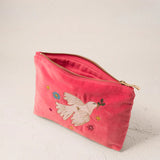 Doves Of Peace Mini Pouch - Spiced Coral